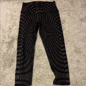 Nike Black Patterned Leggings